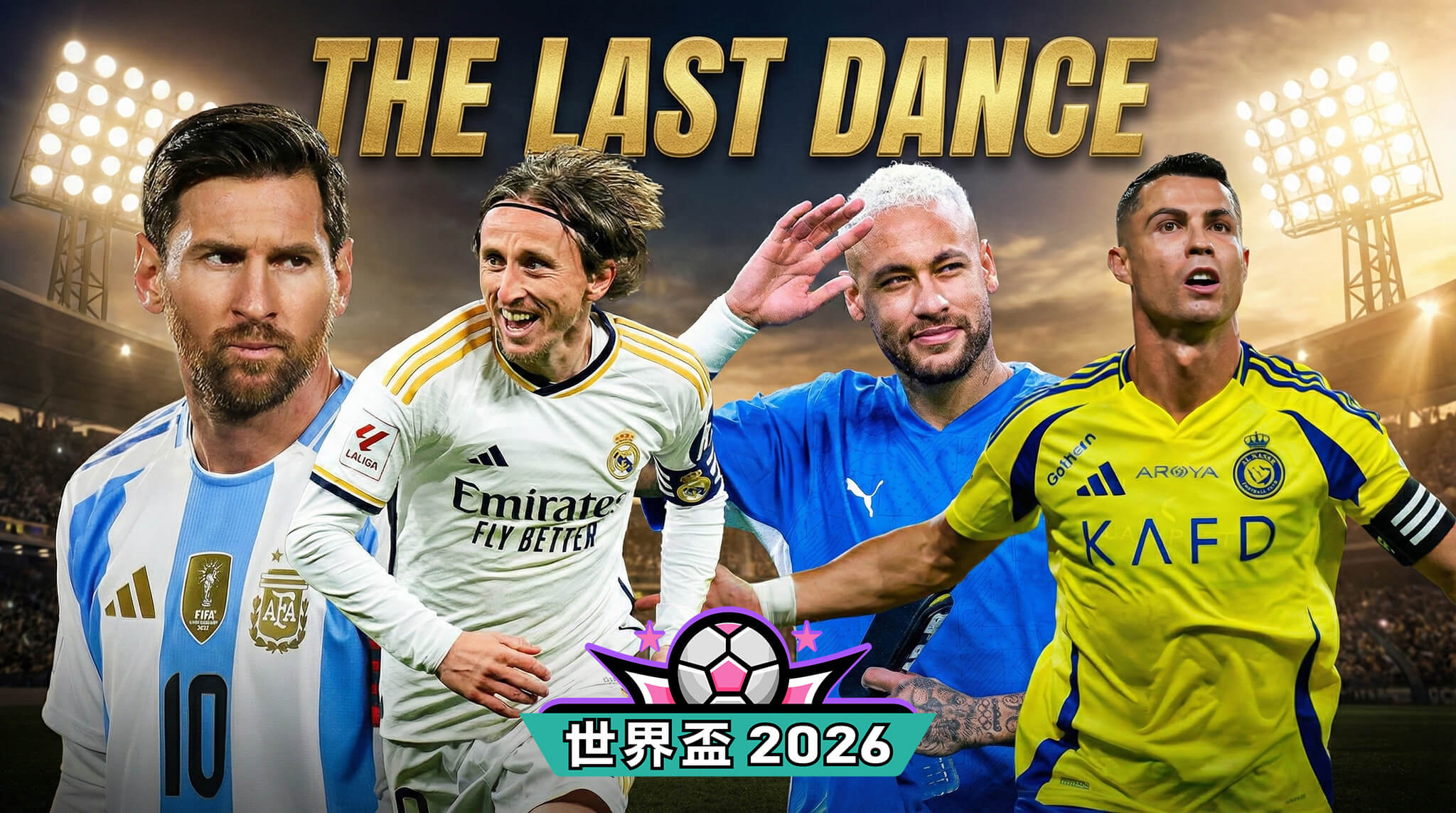梅西C罗内马尔2026世界杯最后一舞