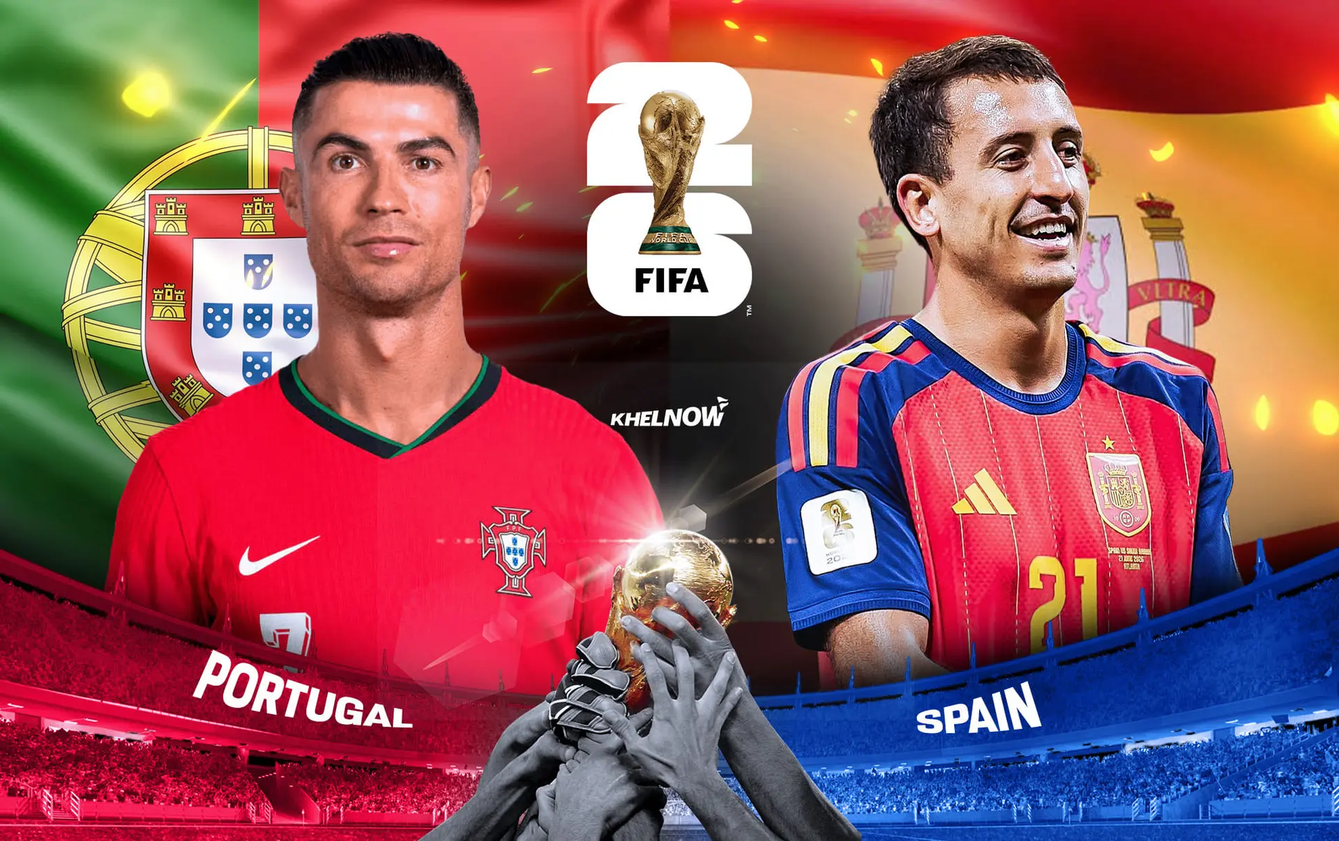 亚马尔C罗西班牙葡萄牙2026世界杯16强达拉斯伊比利亚德比